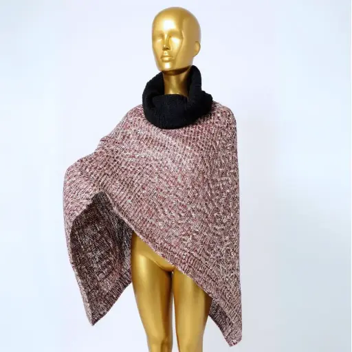 Ruana / Poncho Cuello Alto